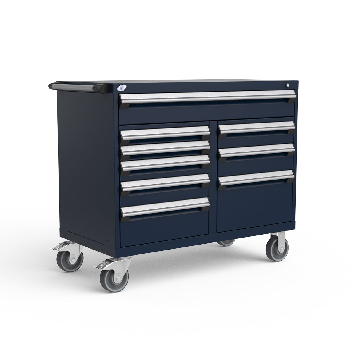 Mobile Modular Drawer Cabinets – 48"W x 24"D x 41"H – 9 drawers