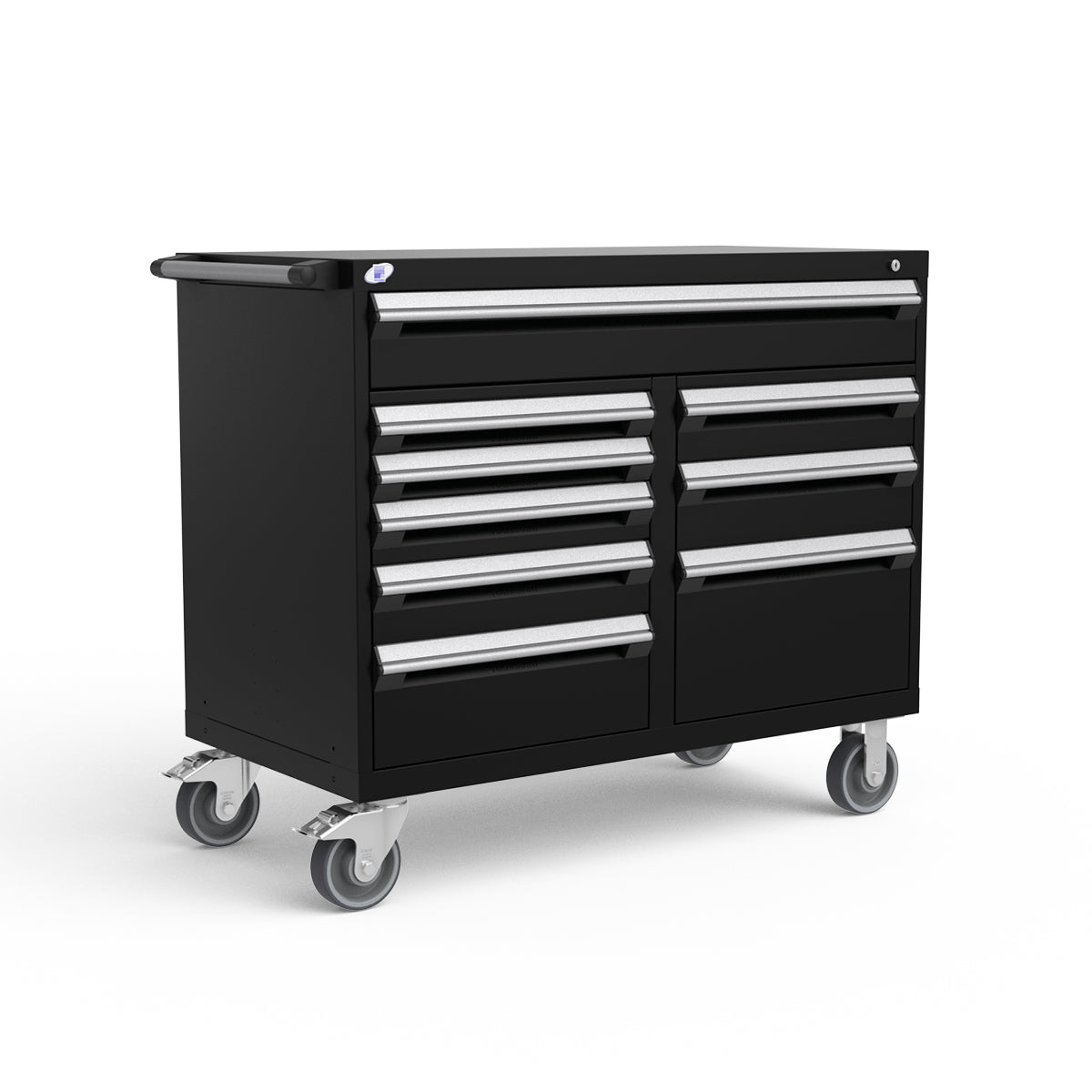 Mobile Modular Drawer Cabinets – 48"W x 24"D x 41"H – 9 drawers