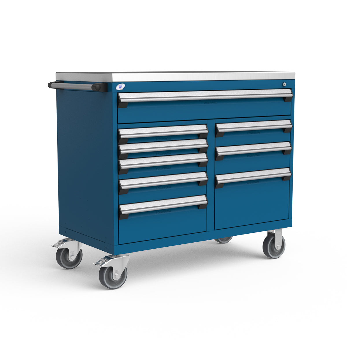 Mobile Modular Drawer Cabinets – 48"W x 24"D x 43"H – 9 drawers