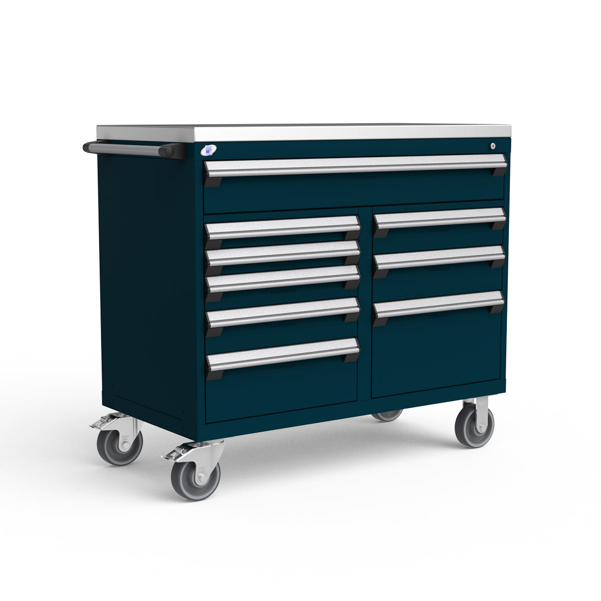 Mobile Modular Drawer Cabinets – 48"W x 24"D x 43"H – 9 drawers