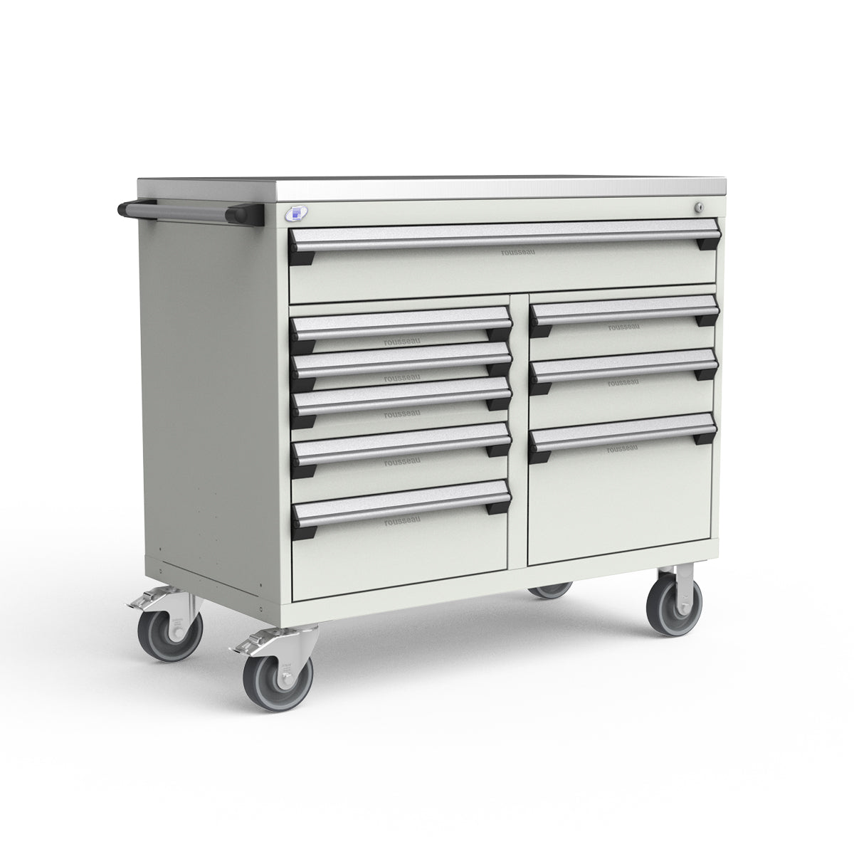 Mobile Modular Drawer Cabinets – 48"W x 24"D x 43"H – 9 drawers