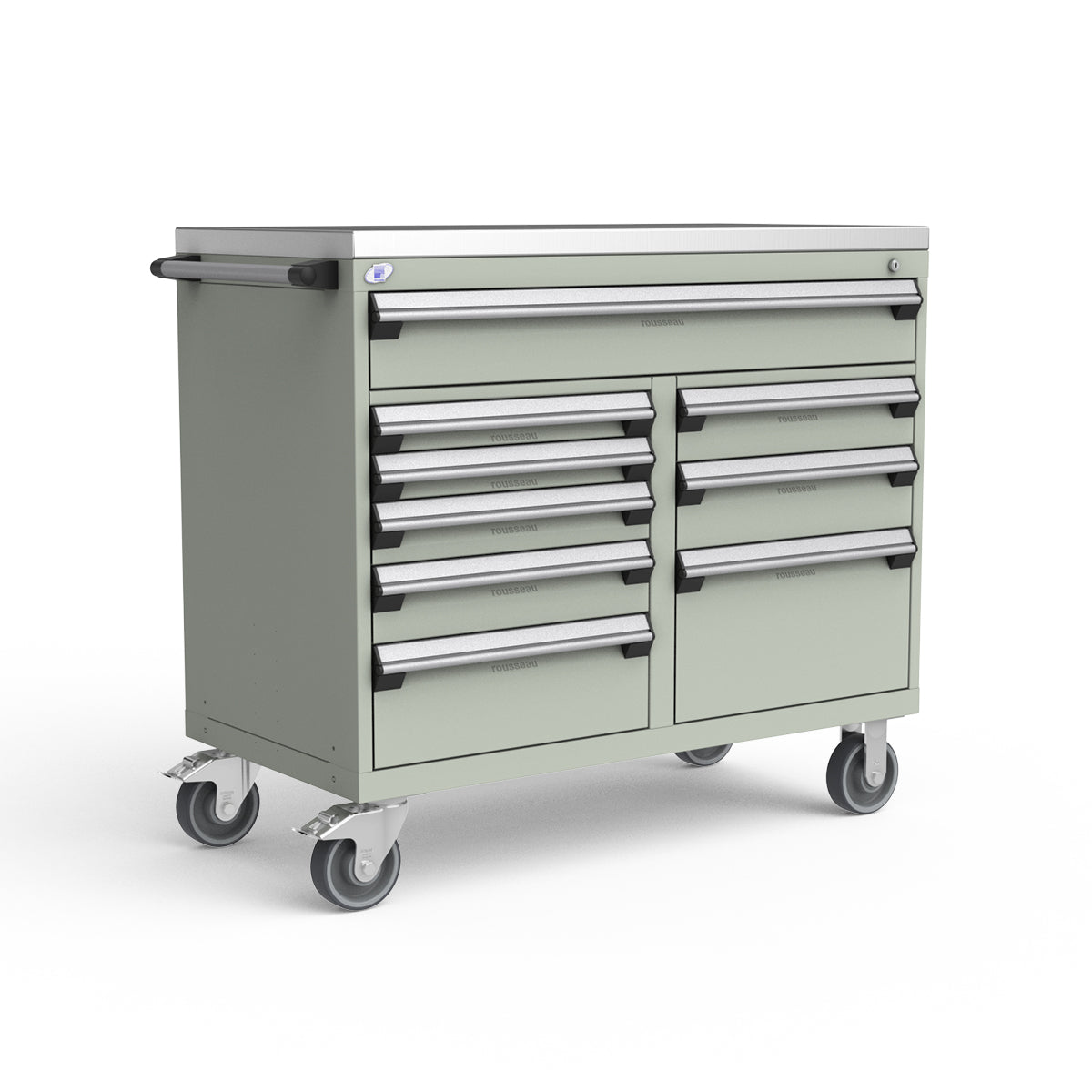 Mobile Modular Drawer Cabinets – 48"W x 24"D x 43"H – 9 drawers