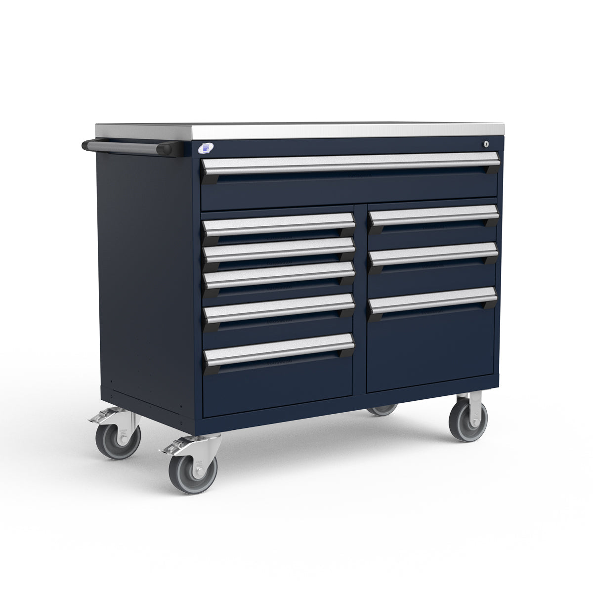 Mobile Modular Drawer Cabinets – 48"W x 24"D x 43"H – 9 drawers