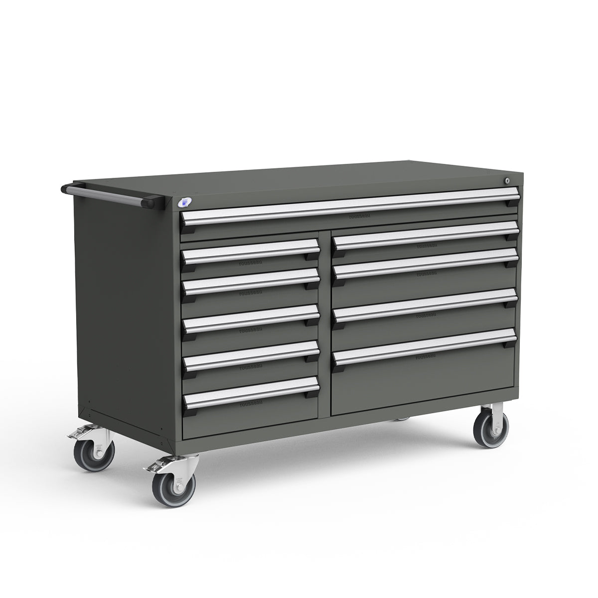 Mobile Modular Drawer Cabinets – 60"W x 27"D x 41"H – 10 drawers