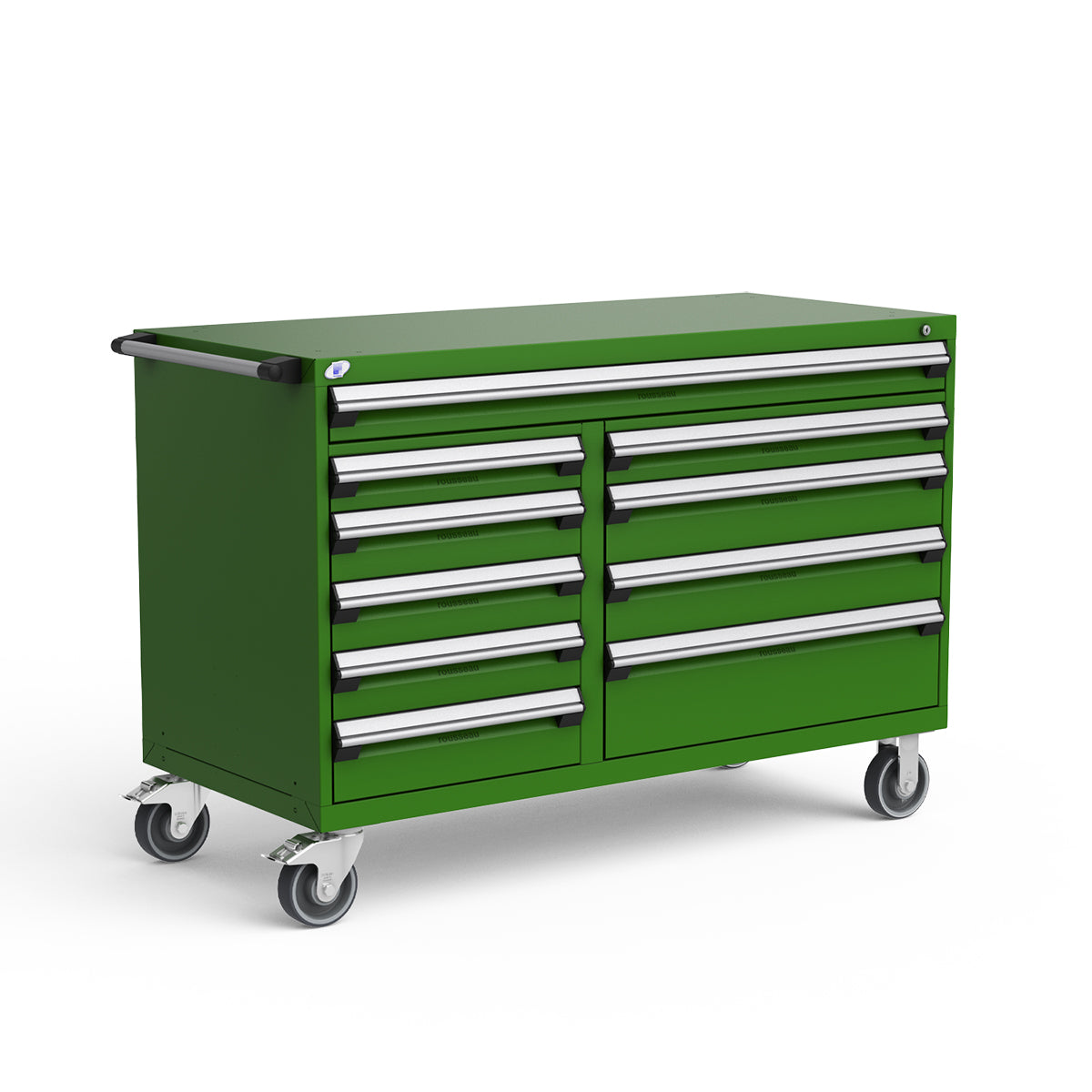 Mobile Modular Drawer Cabinets – 60"W x 27"D x 41"H – 10 drawers