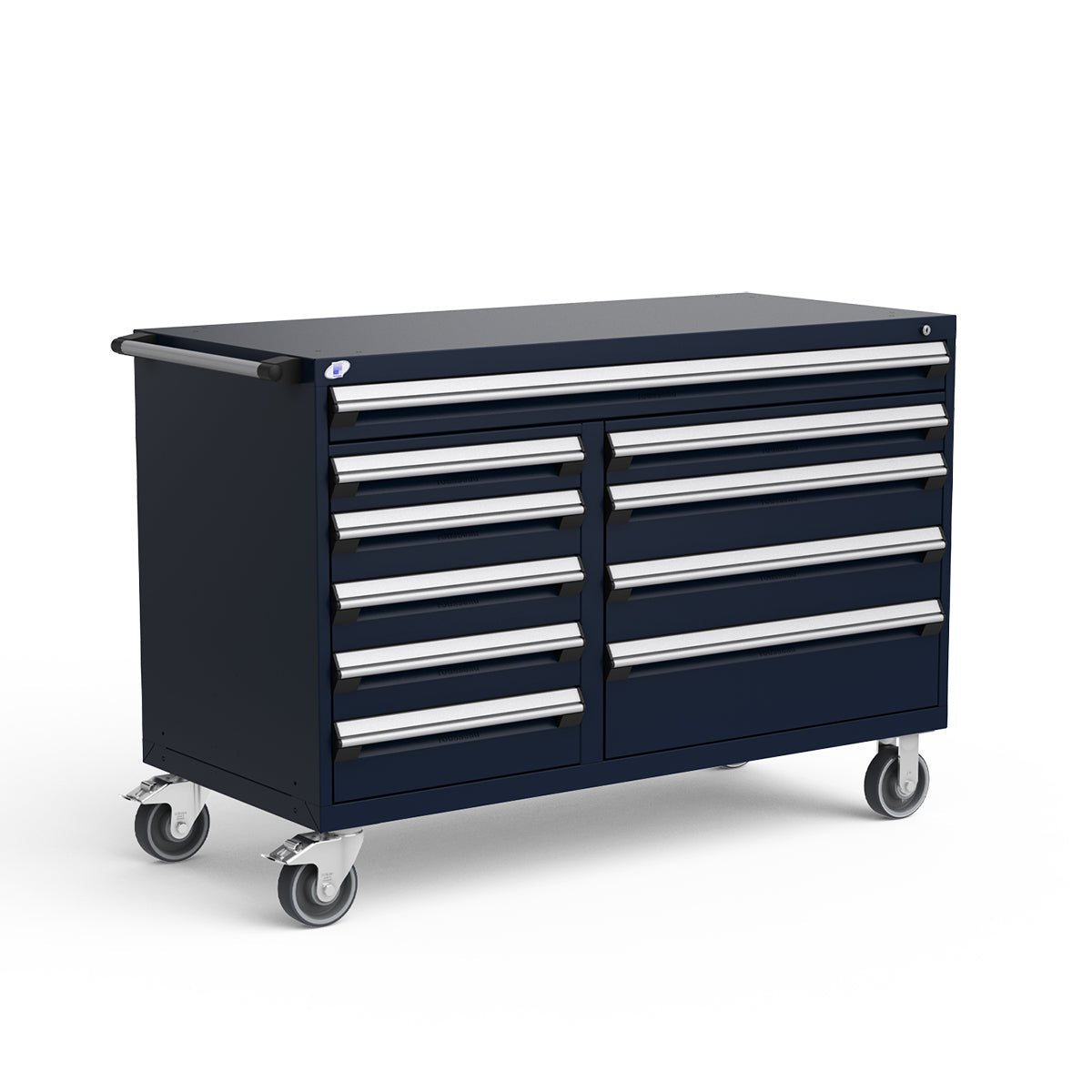 Mobile Modular Drawer Cabinets – 60"W x 27"D x 41"H – 10 drawers