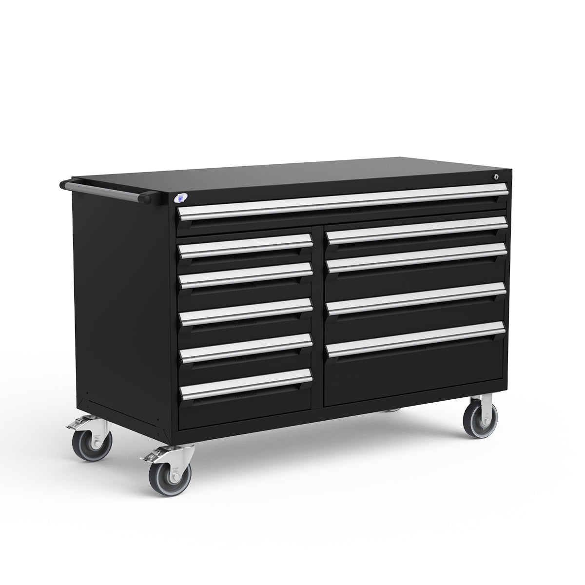 Mobile Modular Drawer Cabinets – 60"W x 27"D x 41"H – 10 drawers