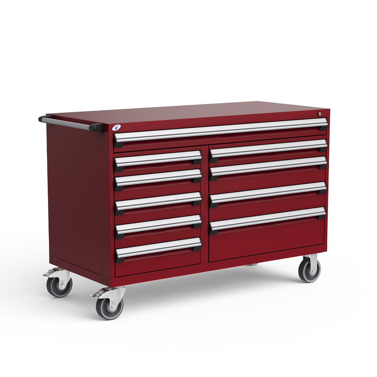 Mobile Modular Drawer Cabinets – 60"W x 27"D x 41"H – 10 drawers