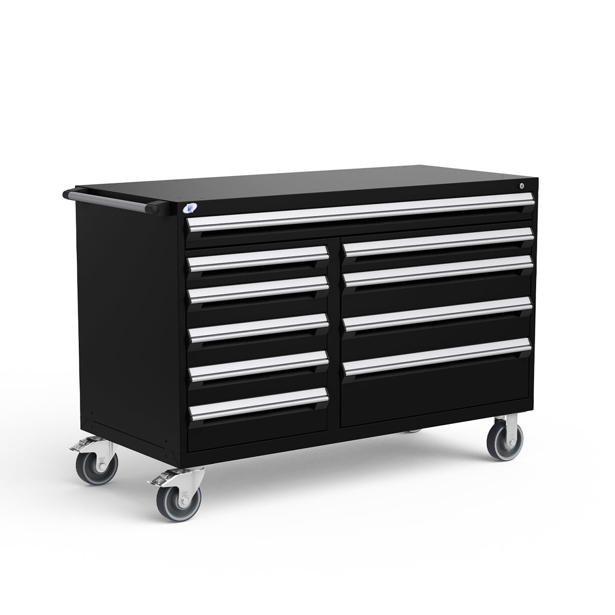 Mobile Modular Drawer Cabinets – 60"W x 27"D x 41"H – 10 drawers