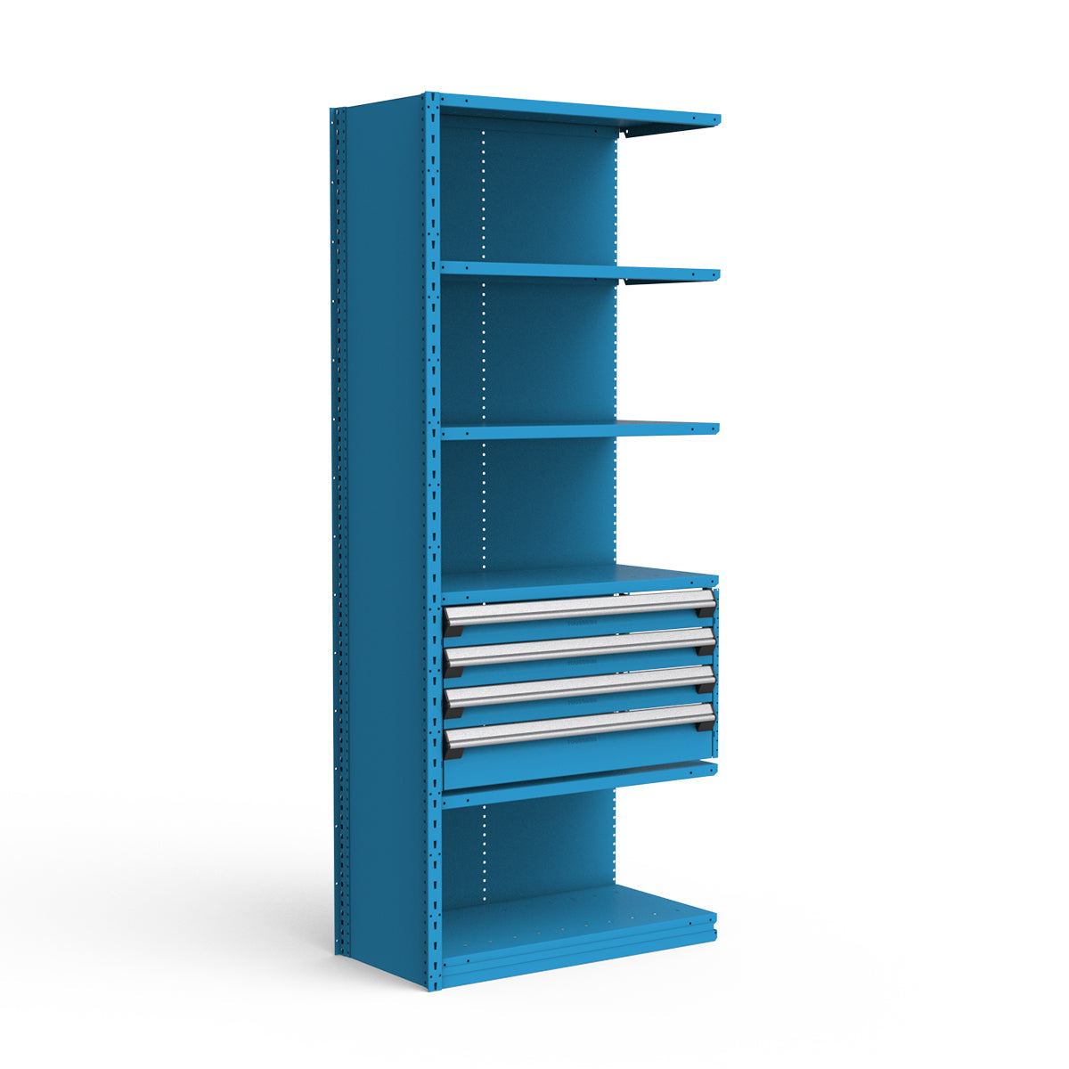 Shelving with Drawers - 18"H Drawer Bank - 4 drawers (Add-On)