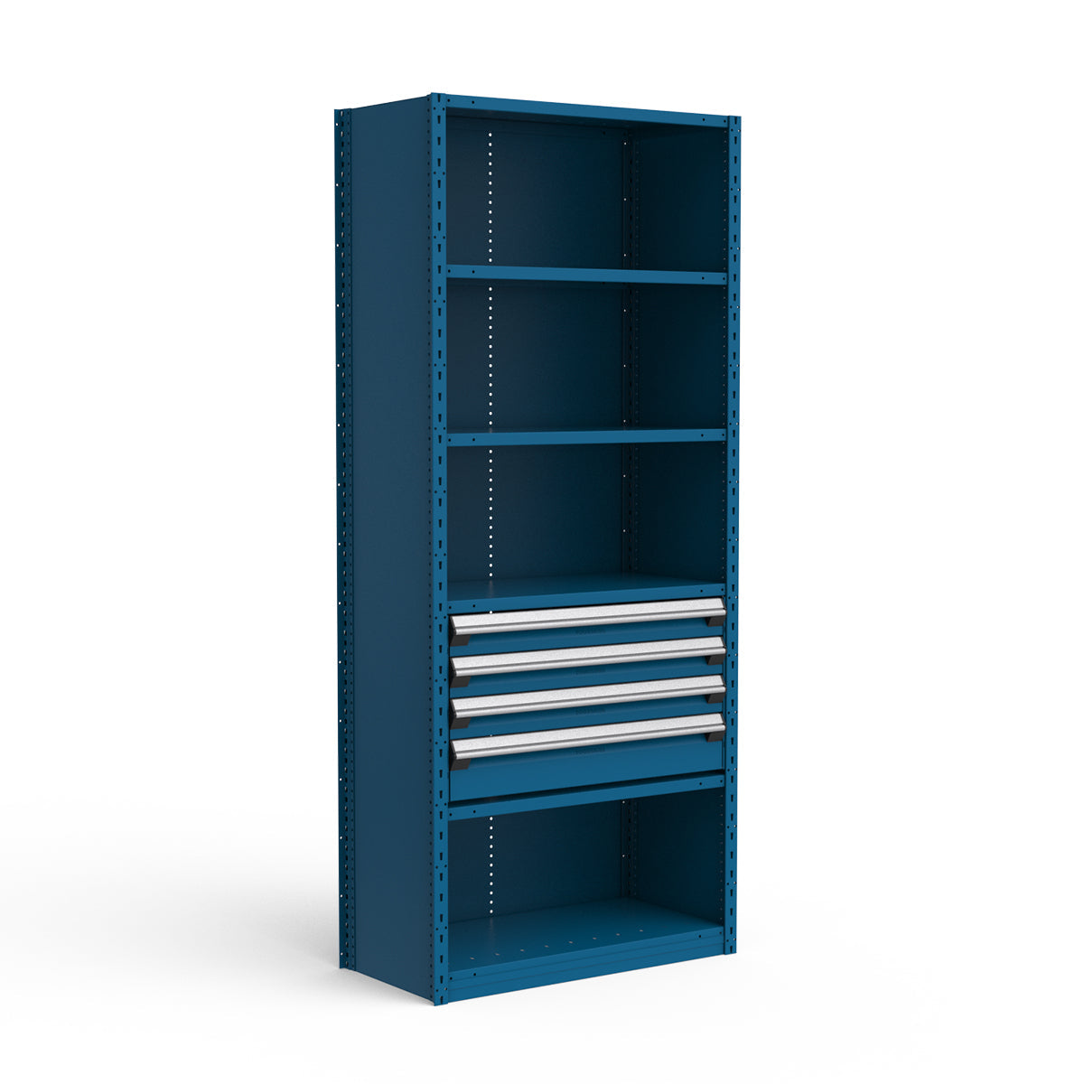 Shelving with Drawers - 18"H Drawer Bank - 4 drawers (Starter)