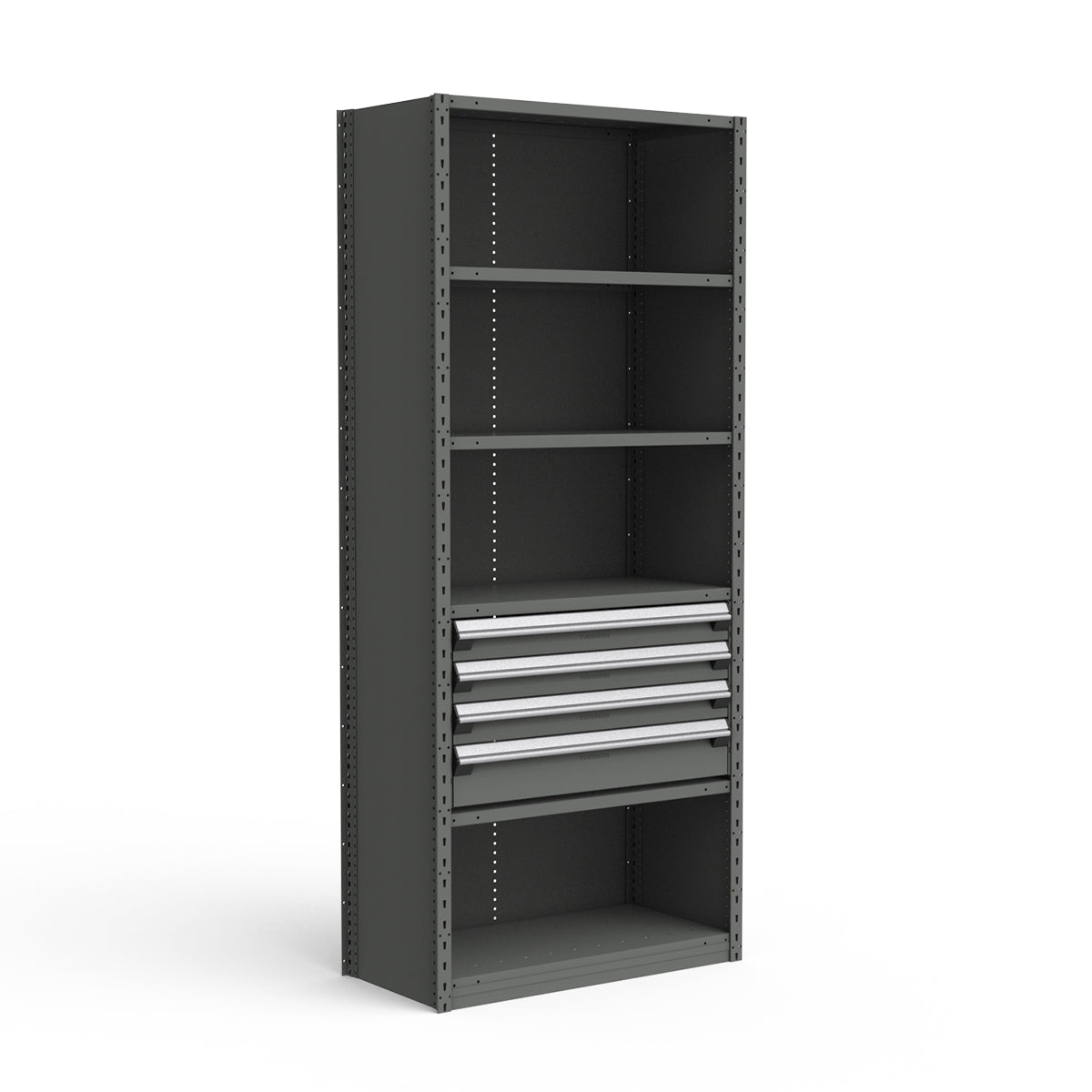 Shelving with Drawers - 18"H Drawer Bank - 4 drawers (Starter)