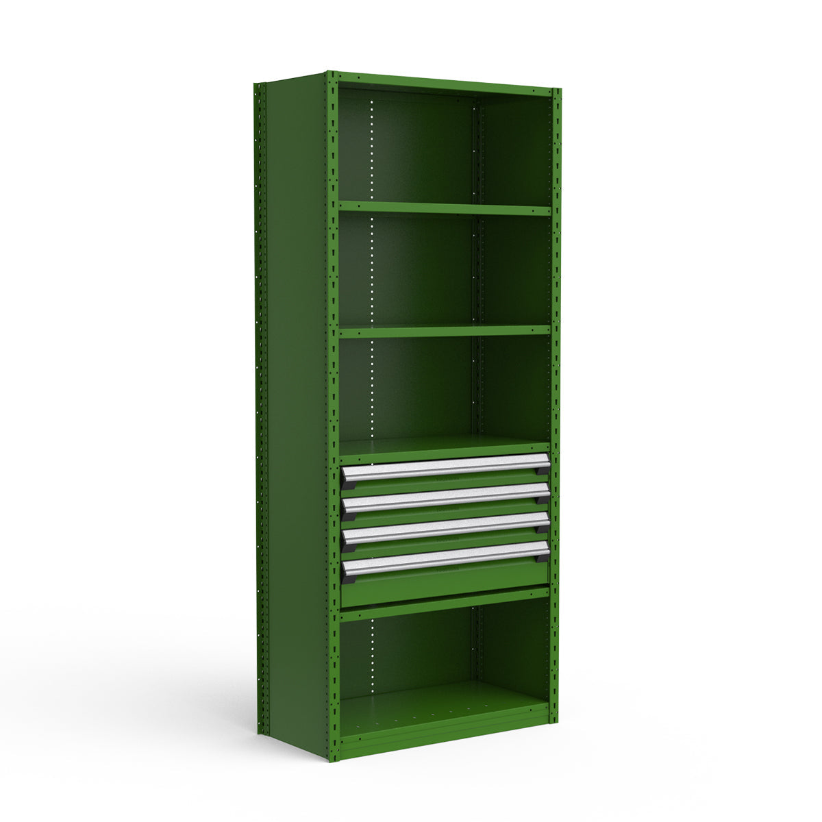 Shelving with Drawers - 18"H Drawer Bank - 4 drawers (Starter)