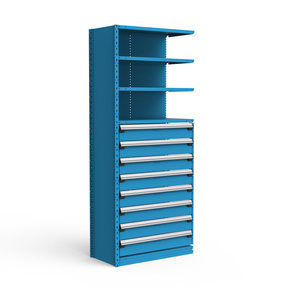 Shelving with Drawers - 48"H Drawer Bank - 8 drawers (Add-On)