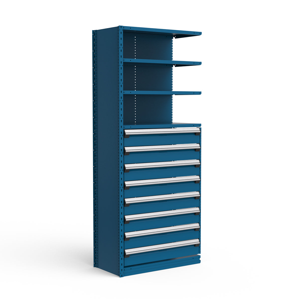Shelving with Drawers - 48"H Drawer Bank - 8 drawers (Add-On)