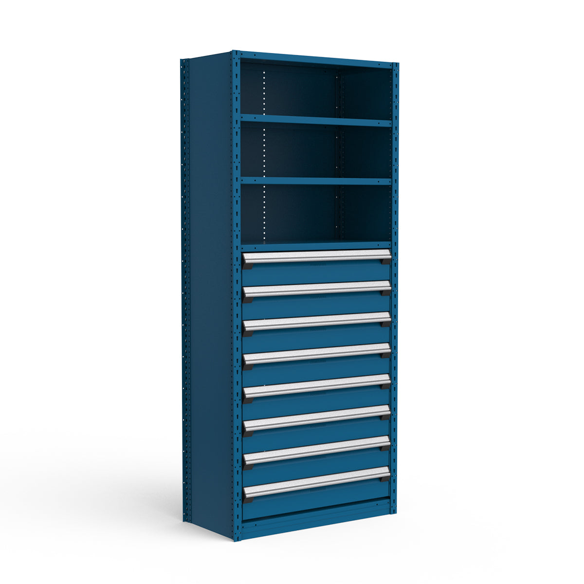 Shelving with Drawers - 48"H Drawer Bank - 8 drawers (Starter)
