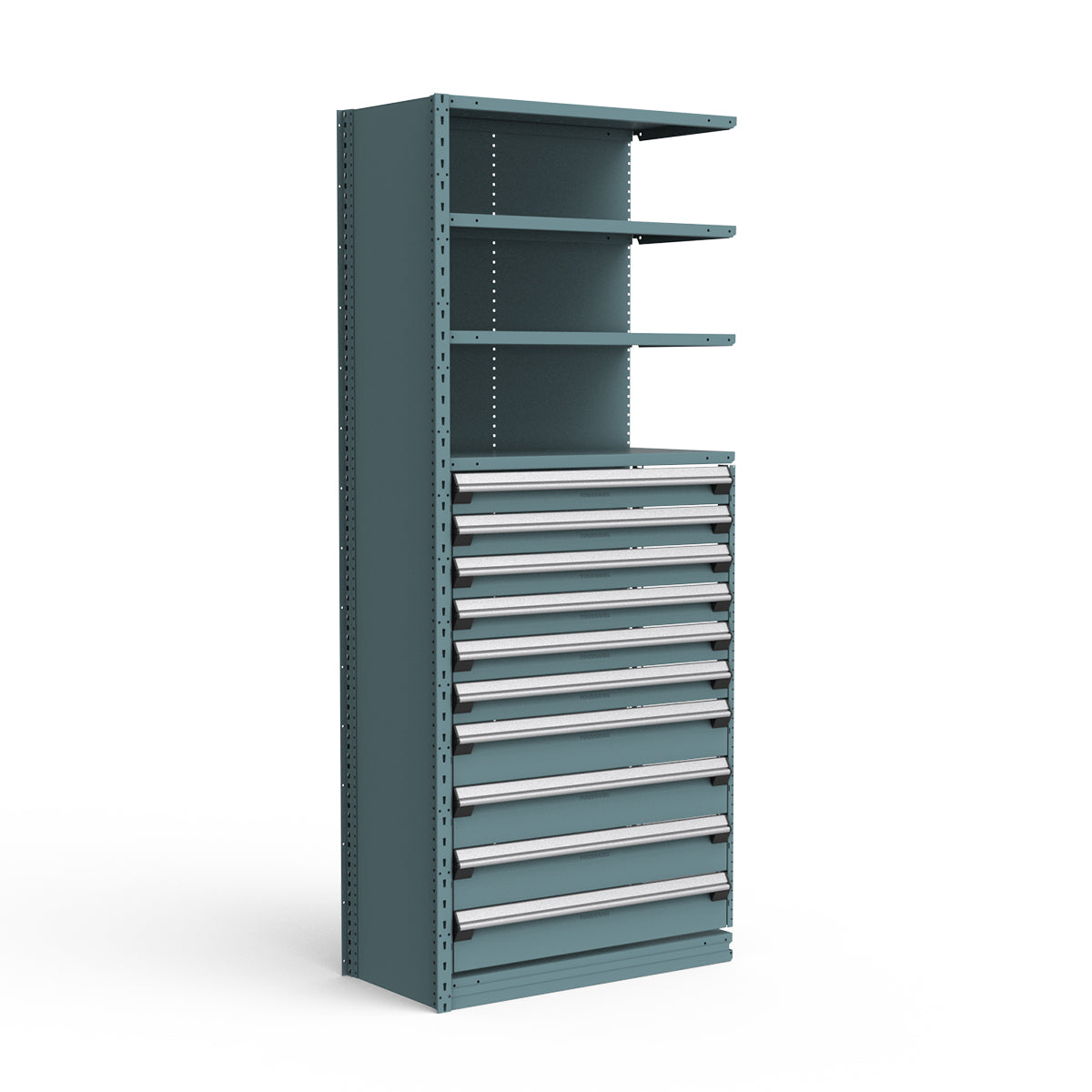 Shelving with Drawers - 48"H Drawer Bank - 10 drawers (Add-On)