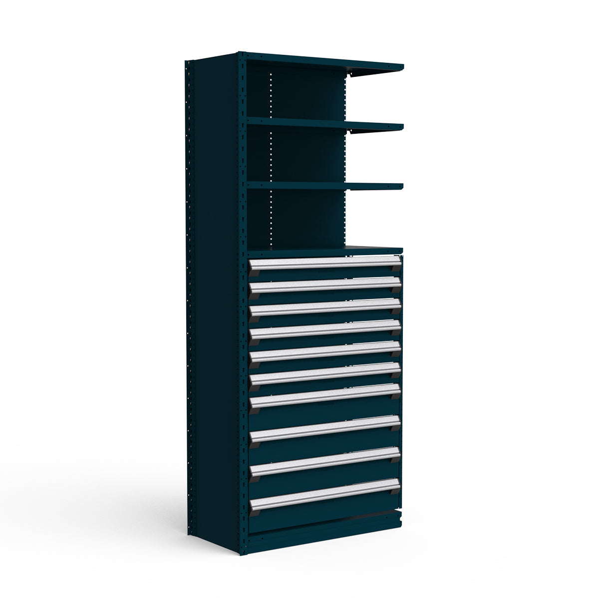Shelving with Drawers - 48"H Drawer Bank - 10 drawers (Add-On)