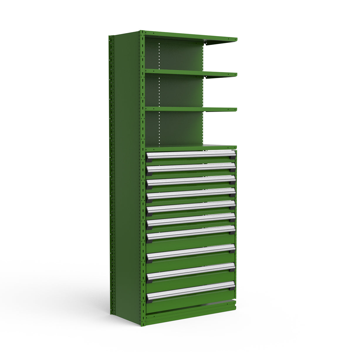 Shelving with Drawers - 48"H Drawer Bank - 10 drawers (Add-On)