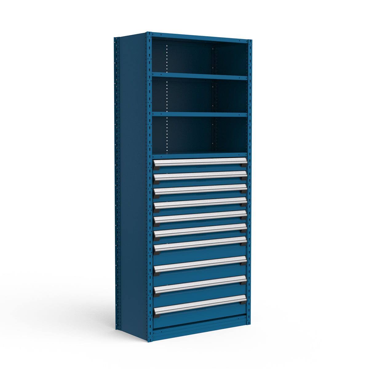 Shelving with Drawers - 48"H Drawer Bank - 10 drawers (Starter)
