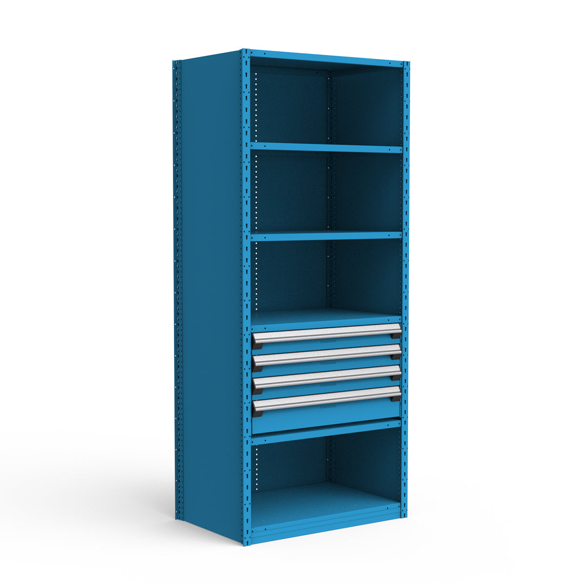 Shelving with Drawers - 18"H Drawer Bank - 4 drawers (Starter)