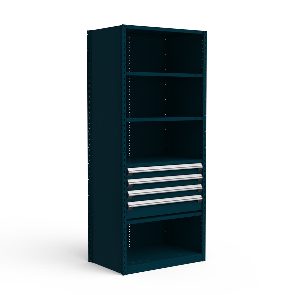 Shelving with Drawers - 18"H Drawer Bank - 4 drawers (Starter)