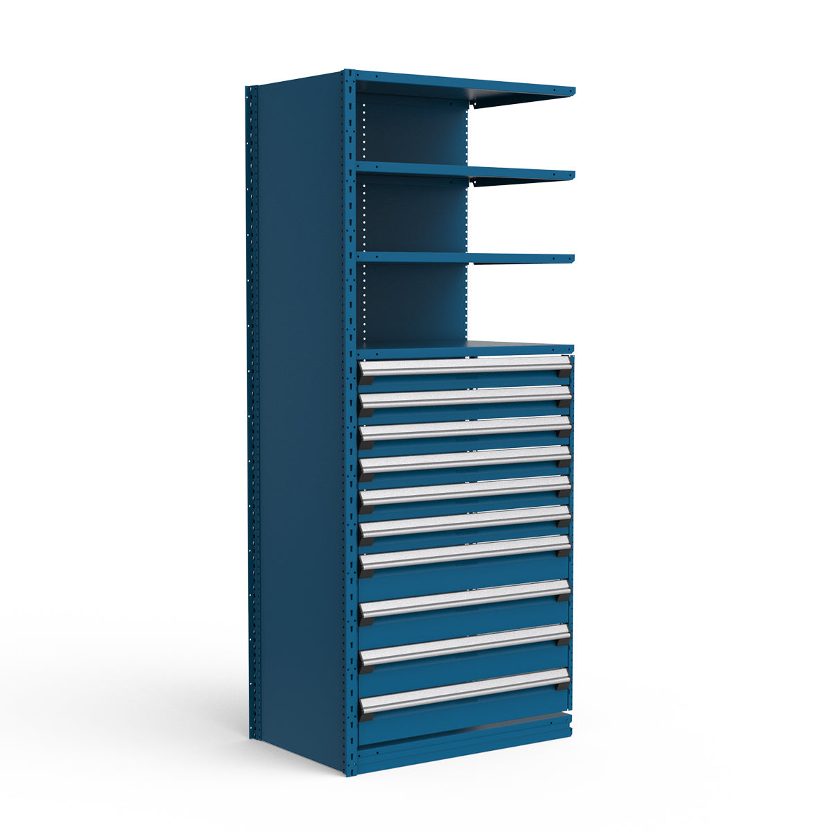 Shelving with Drawers - 48"H Drawer Bank - 10 drawers (Add-On)