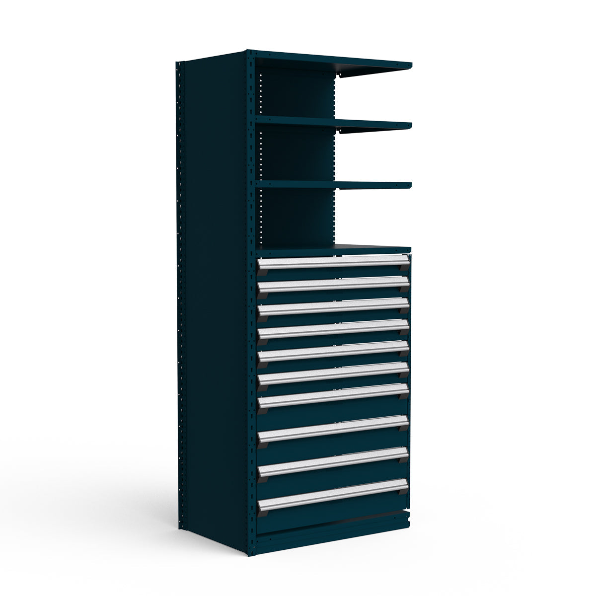 Shelving with Drawers - 48"H Drawer Bank - 10 drawers (Add-On)