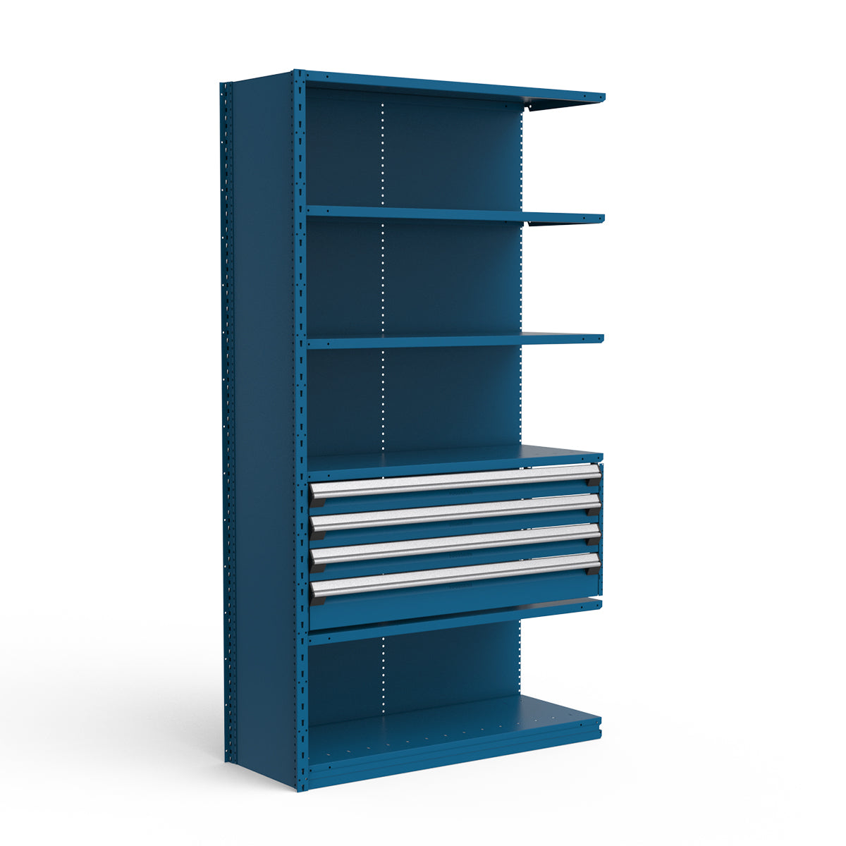 Shelving with Drawers - 18"H Drawer Bank - 4 drawers (Add-On)