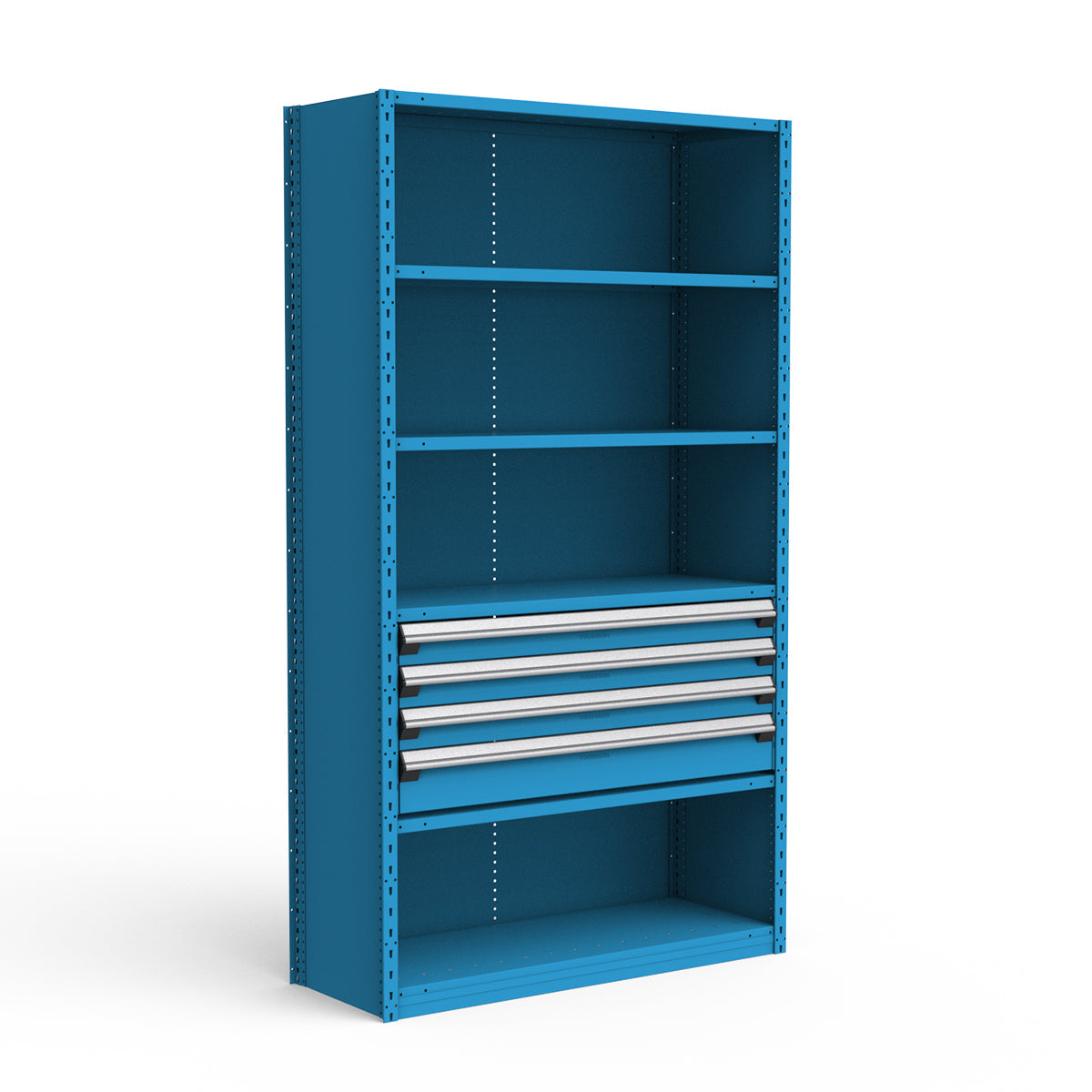 Shelving with Drawers - 18"H Drawer Bank - 4 drawers (Starter)
