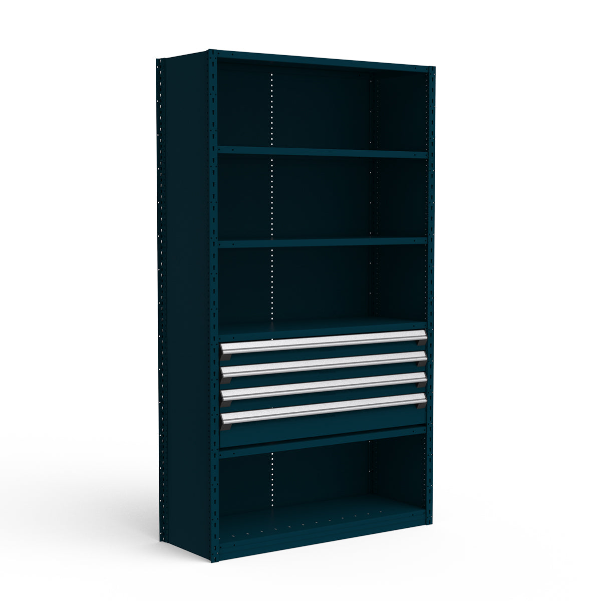 Shelving with Drawers - 18"H Drawer Bank - 4 drawers (Starter)