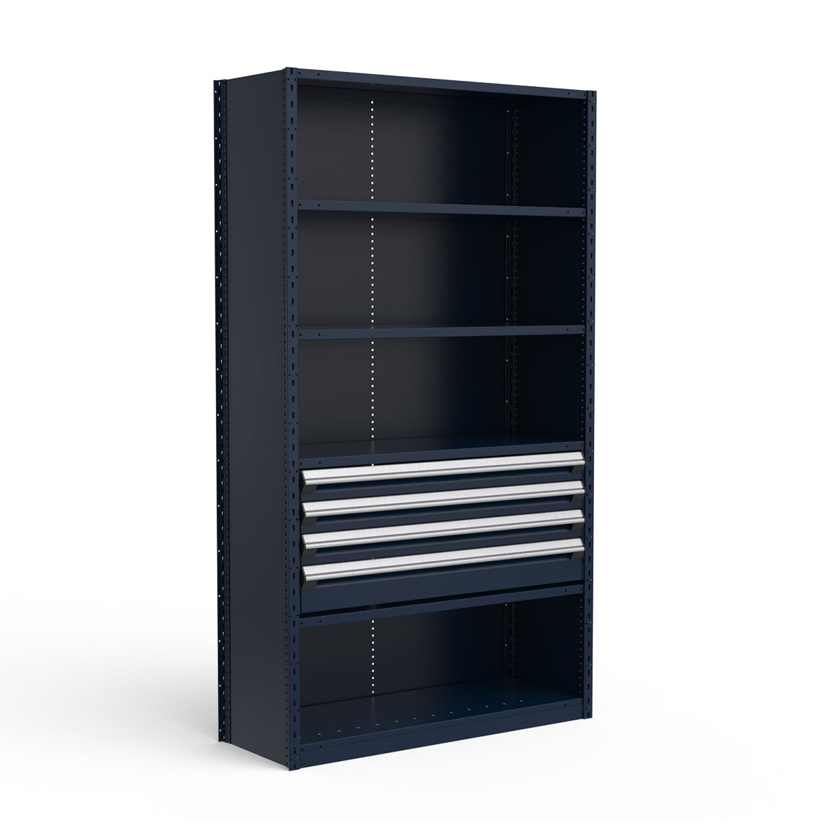 Shelving with Drawers - 18"H Drawer Bank - 4 drawers (Starter)
