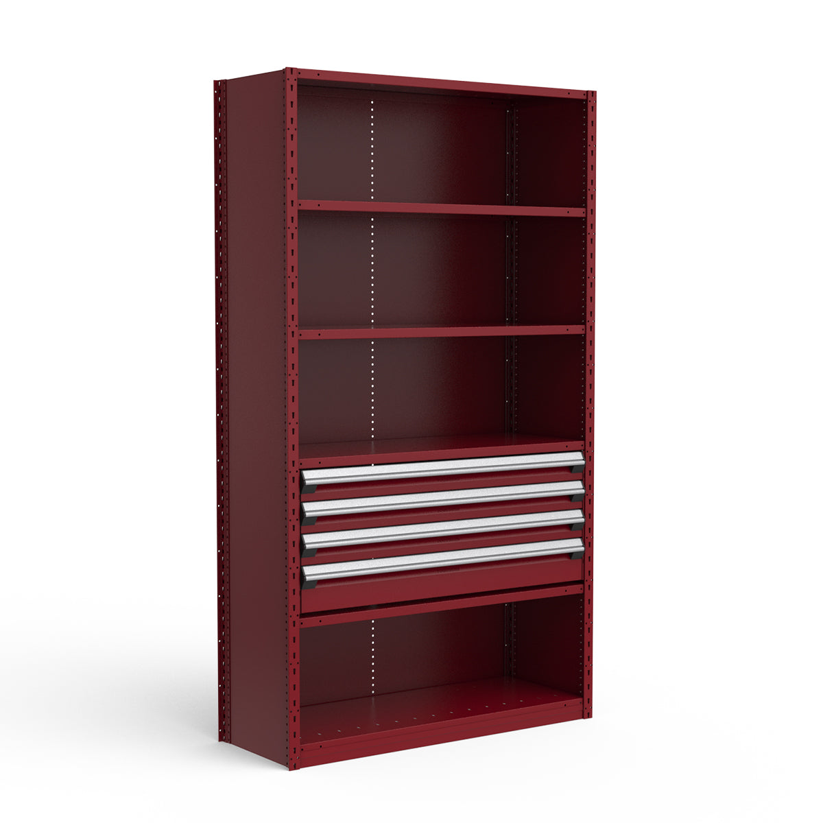Shelving with Drawers - 18"H Drawer Bank - 4 drawers (Starter)