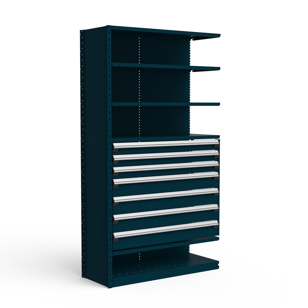 Shelving with Drawers - 36"H Drawer Bank - 7 drawers (Add-On)