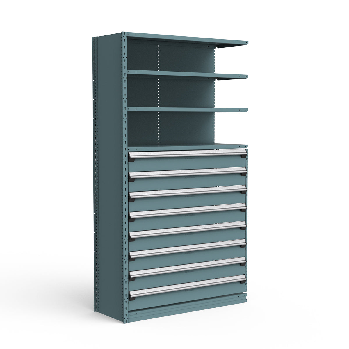 Shelving with Drawers - 48"H Drawer Bank - 8 drawers (Add-On)
