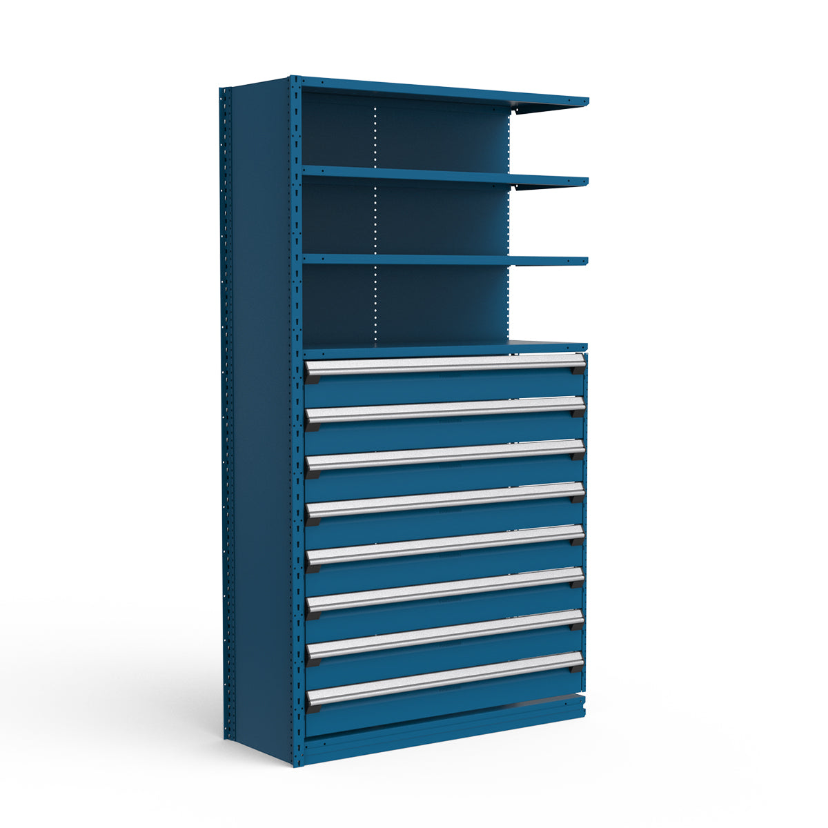 Shelving with Drawers - 48"H Drawer Bank - 8 drawers (Add-On)