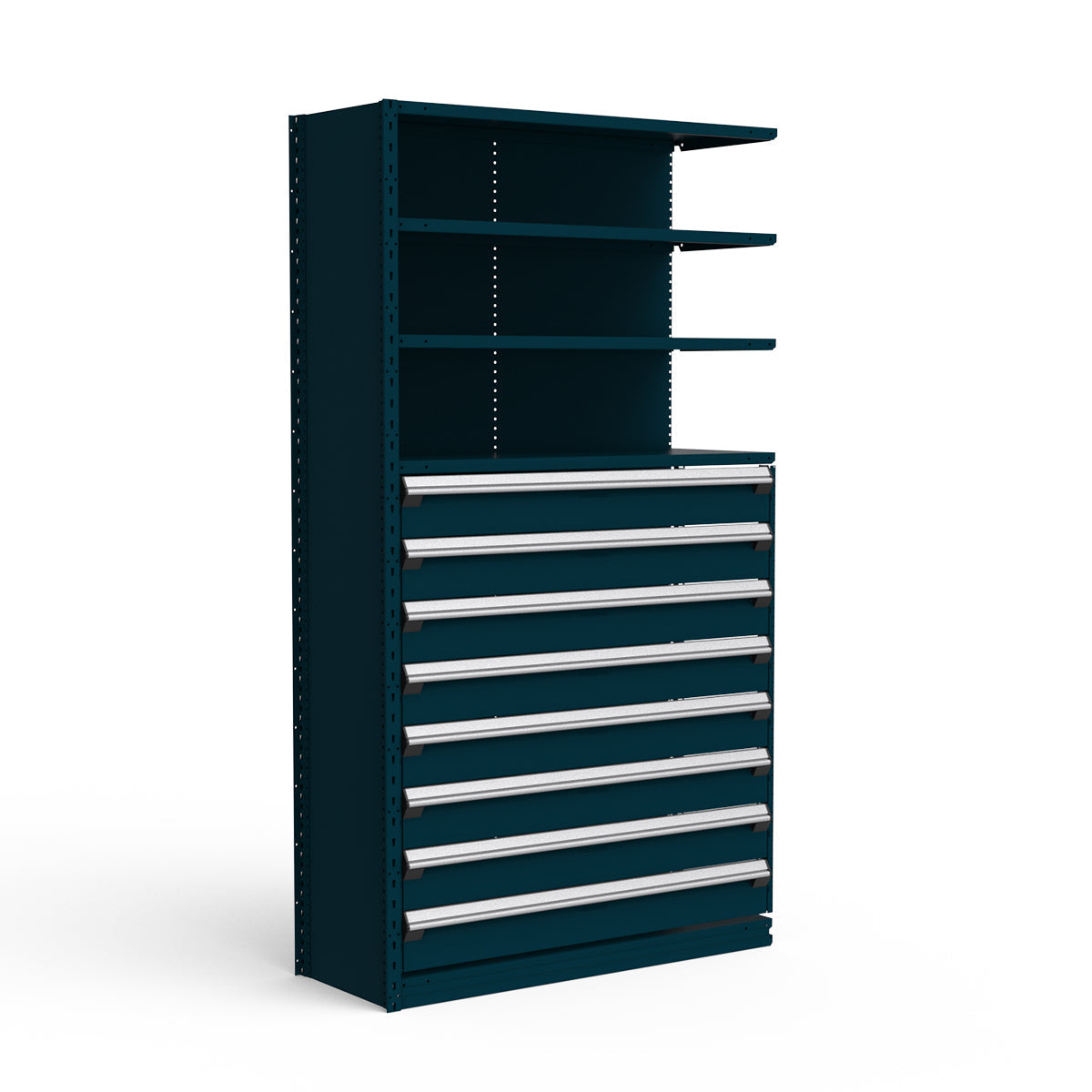 Shelving with Drawers - 48"H Drawer Bank - 8 drawers (Add-On)