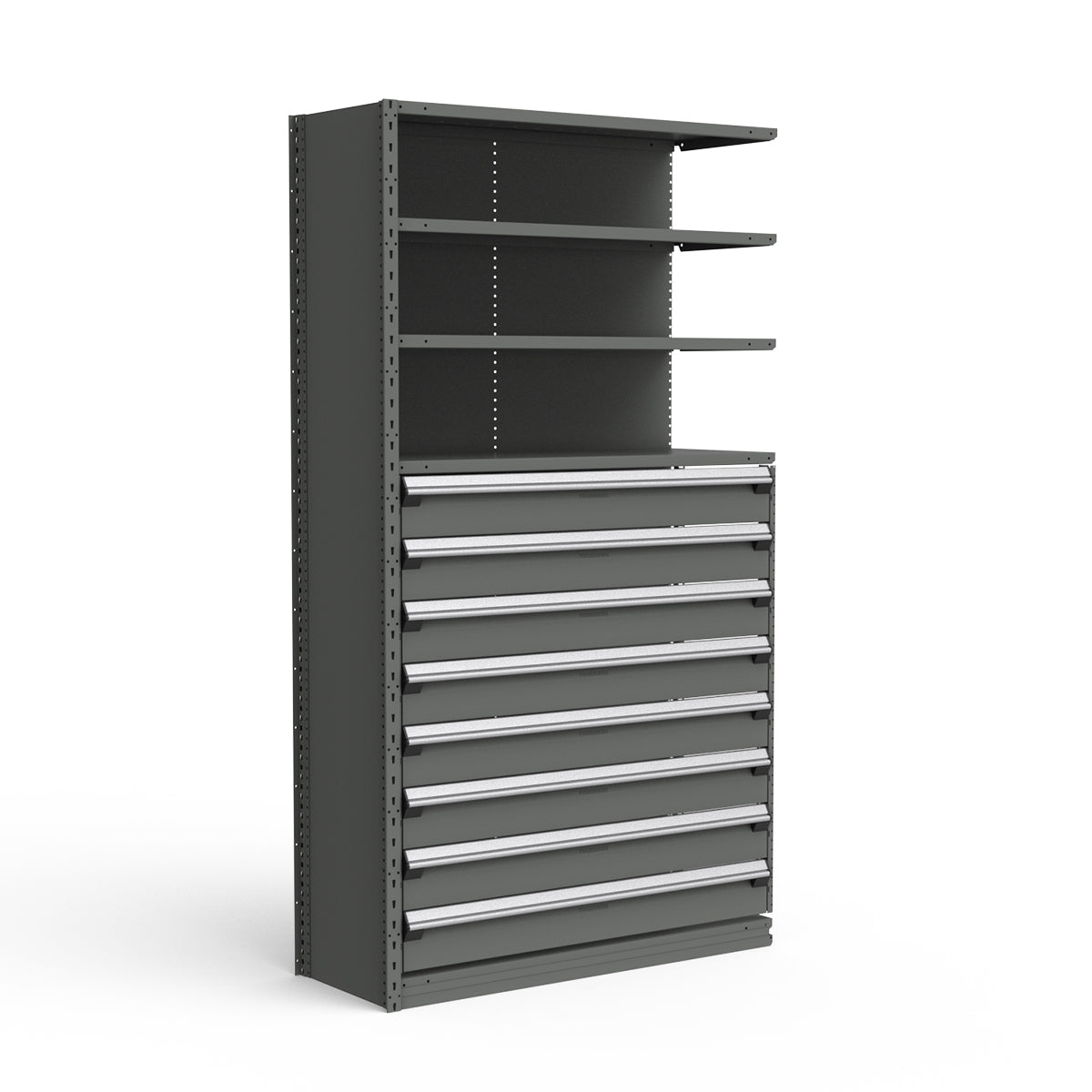 Shelving with Drawers - 48"H Drawer Bank - 8 drawers (Add-On)