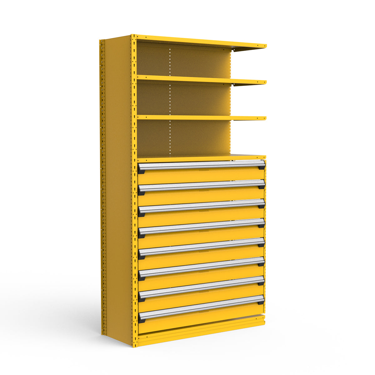 Shelving with Drawers - 48"H Drawer Bank - 8 drawers (Add-On)