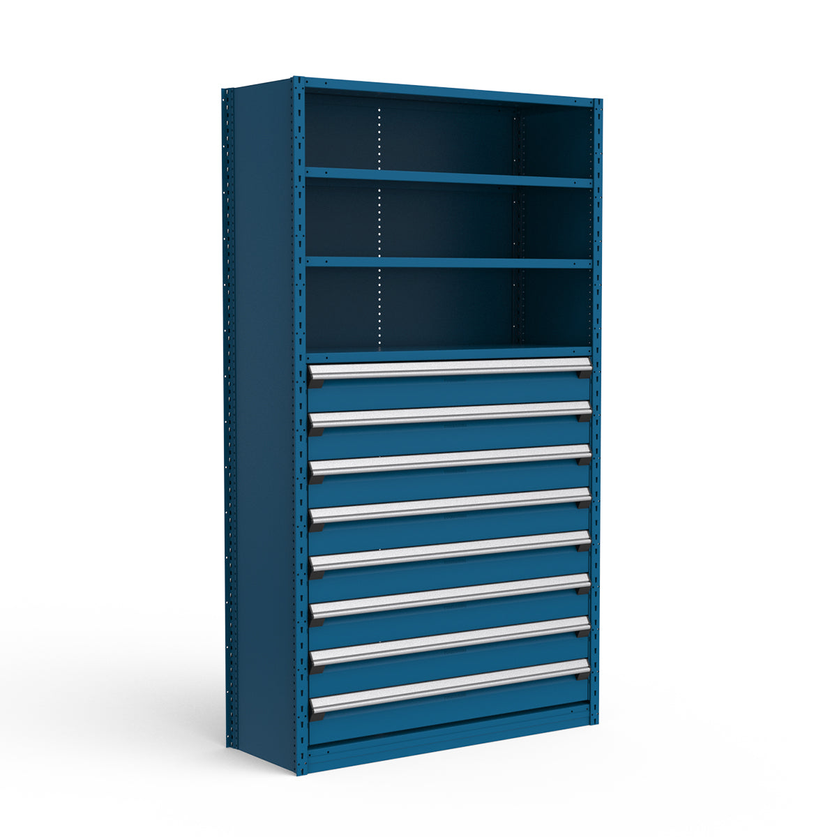 Shelving with Drawers - 48"H Drawer Bank - 8 drawers (Starter)