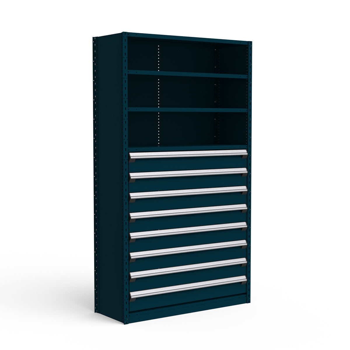Shelving with Drawers - 48"H Drawer Bank - 8 drawers (Starter)