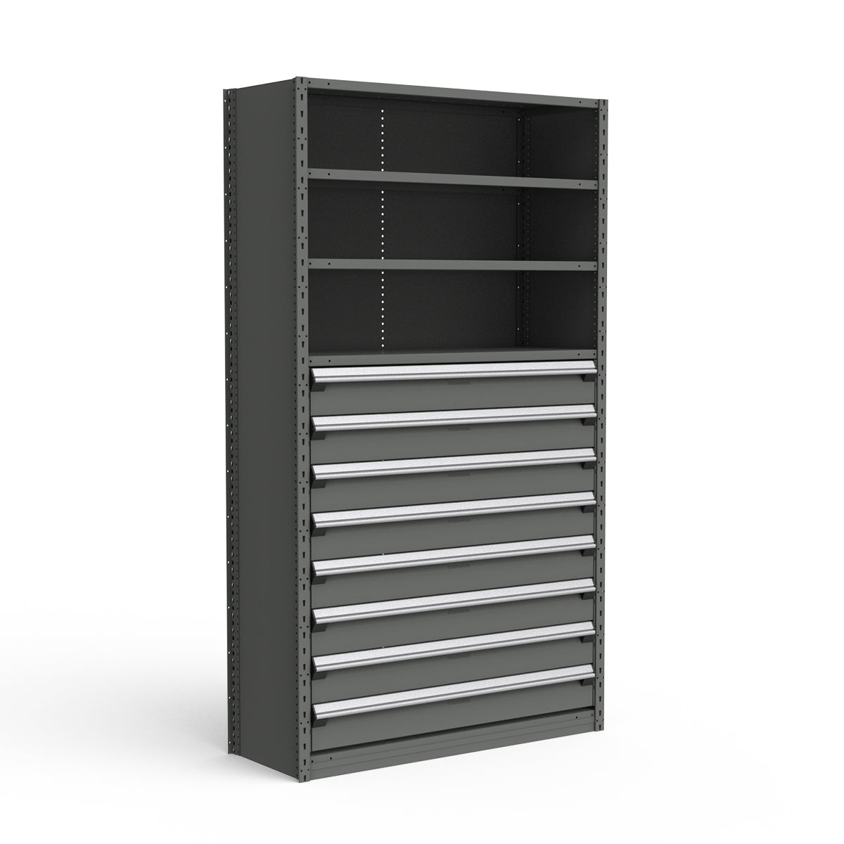Shelving with Drawers - 48"H Drawer Bank - 8 drawers (Starter)