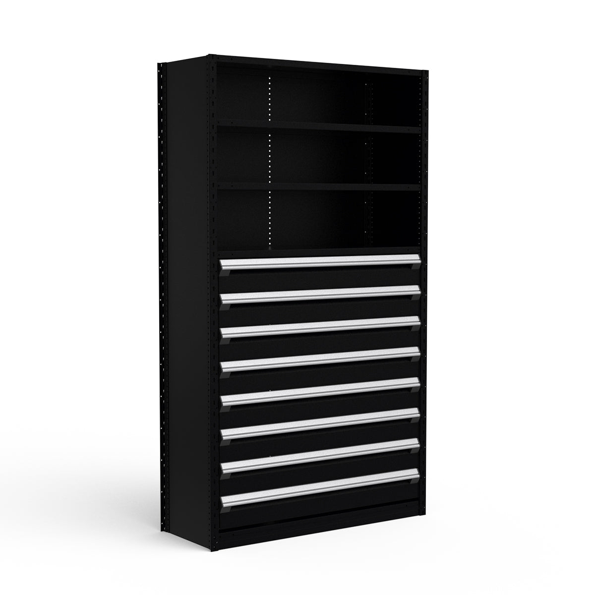Shelving with Drawers - 48"H Drawer Bank - 8 drawers (Starter)