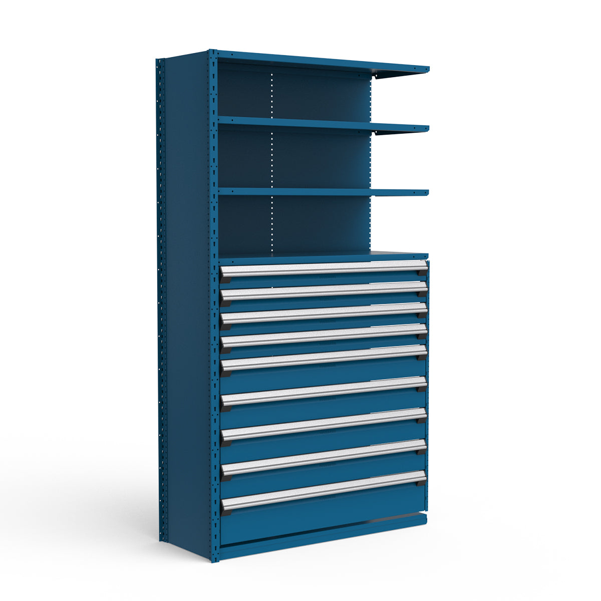 Shelving with Drawers - 48"H Drawer Bank - 9 drawers (Add-On)