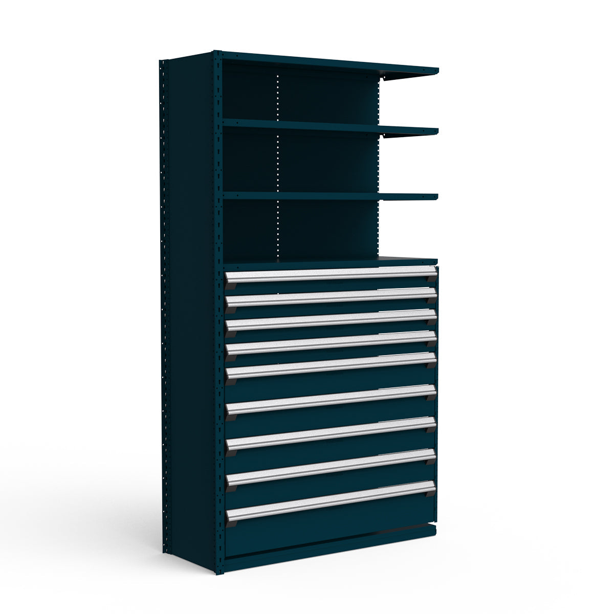 Shelving with Drawers - 48"H Drawer Bank - 9 drawers (Add-On)