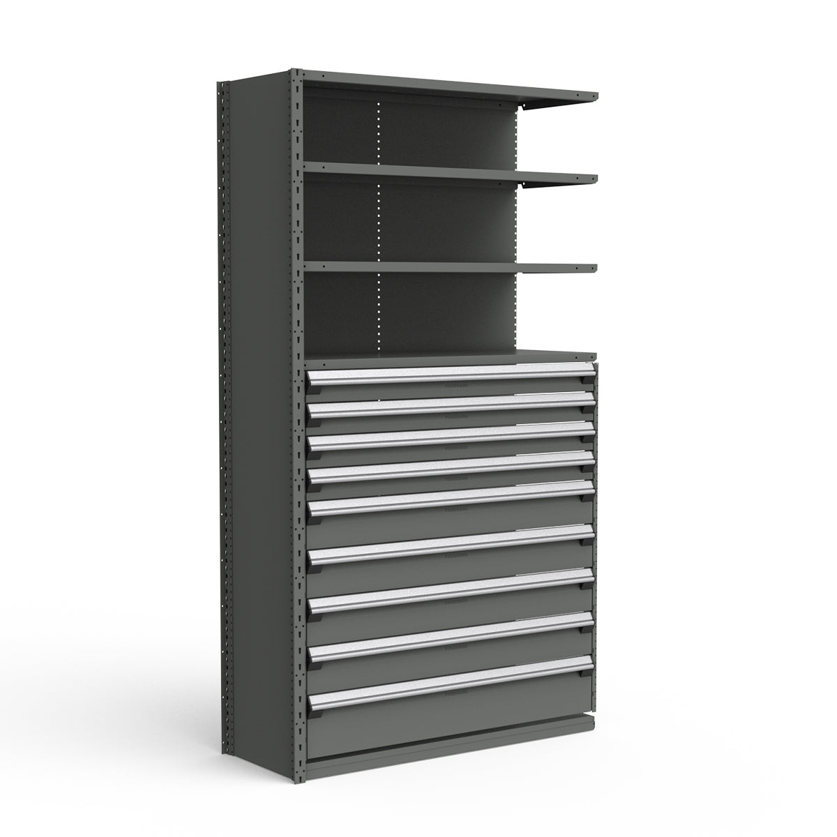 Shelving with Drawers - 48"H Drawer Bank - 9 drawers (Add-On)