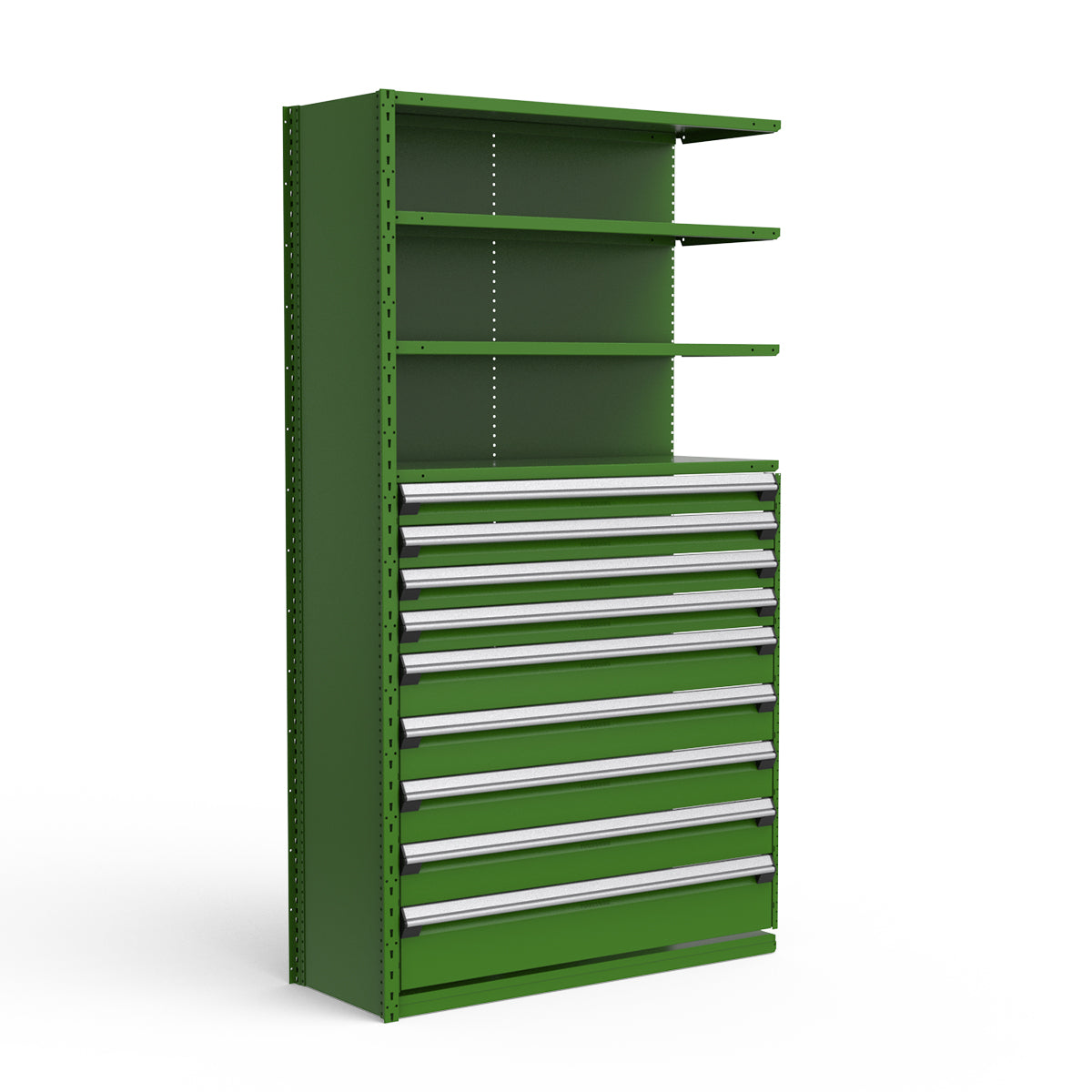 Shelving with Drawers - 48"H Drawer Bank - 9 drawers (Add-On)