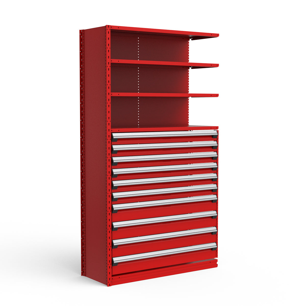 Shelving with Drawers - 48"H Drawer Bank - 10 drawers (Add-On)