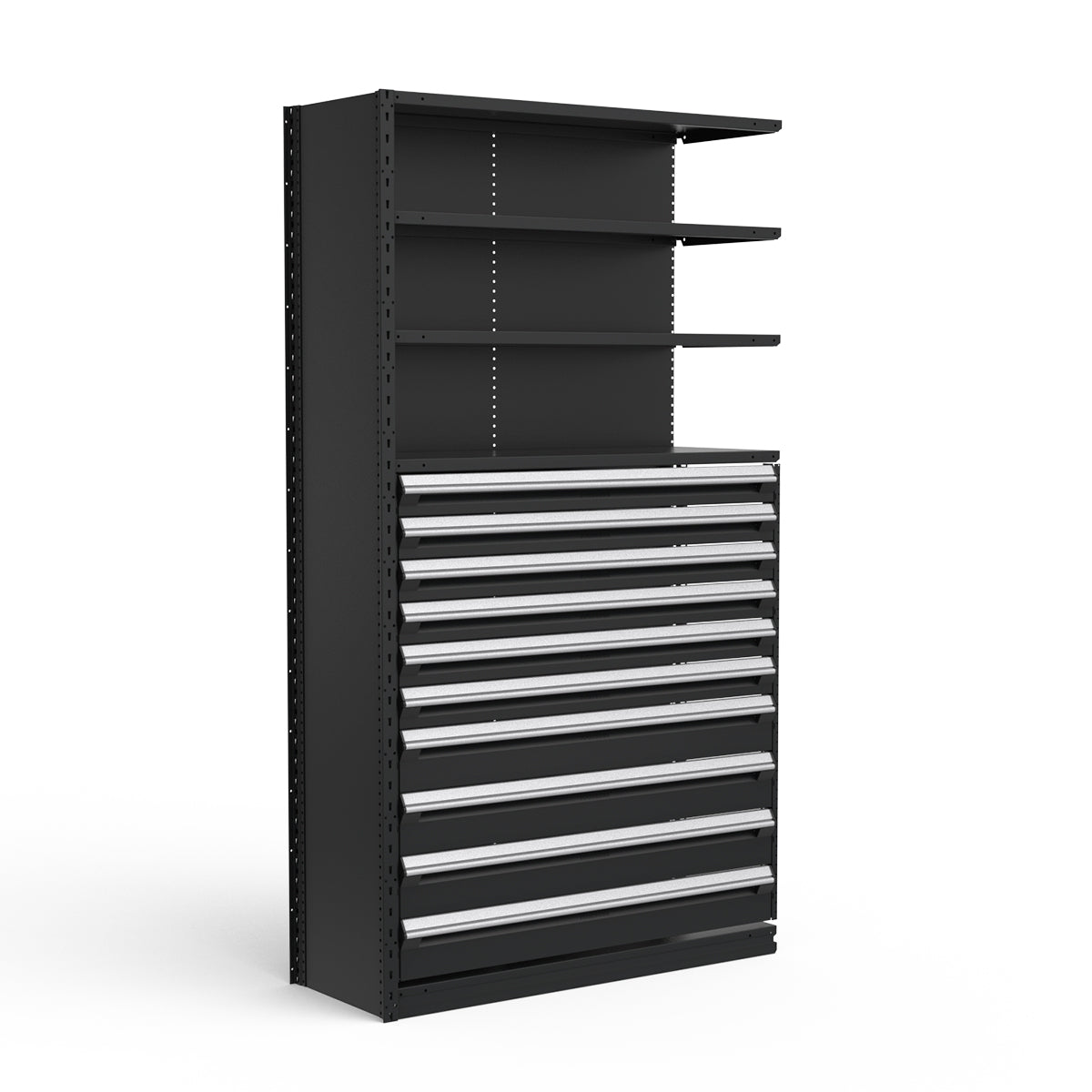 Shelving with Drawers - 48"H Drawer Bank - 10 drawers (Add-On)