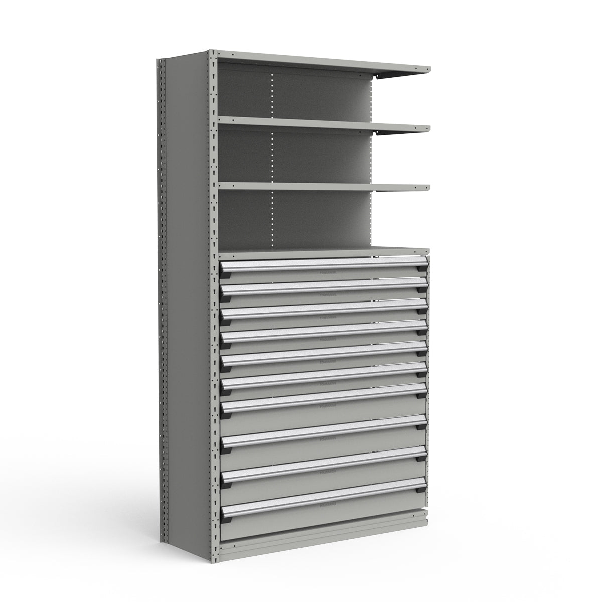 Shelving with Drawers - 48"H Drawer Bank - 10 drawers (Add-On)
